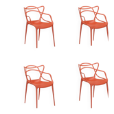 4 master chairs by Kartell by Philippe Starck