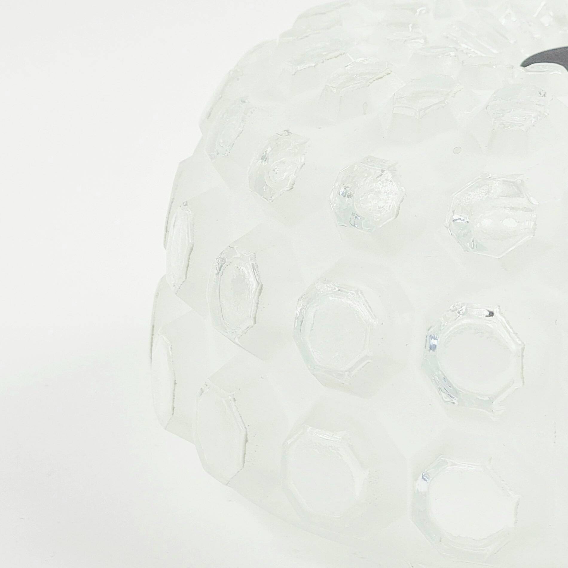 Pair of Mid-Century Diamond Glass Wall Lights from Limburg, Germany, 1960s