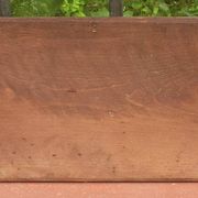 Antique Painting Signed and Dated Animated Landscape Oil Painting on Wood Panel