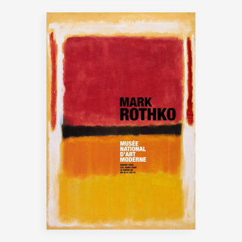 Affiche d'exposition MARK ROTHKO