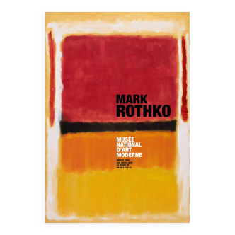 Affiche d'exposition MARK ROTHKO