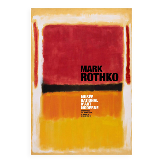 MARK ROTHKO exhibition poster