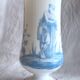 Grand Vase Opaline 19ème Siècle décor à l'antique