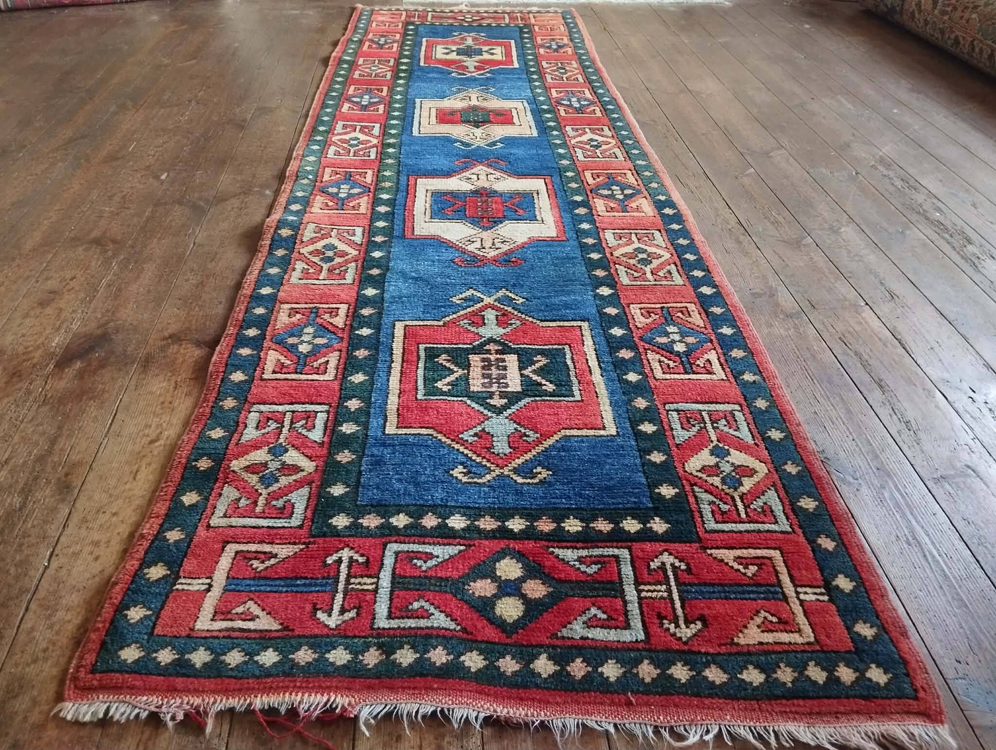 Handmade hallway carpet Konya 268x79cm