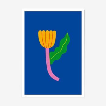 Illustration Une tulipe