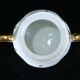Coffee service in white and gold porcelain Limoges France