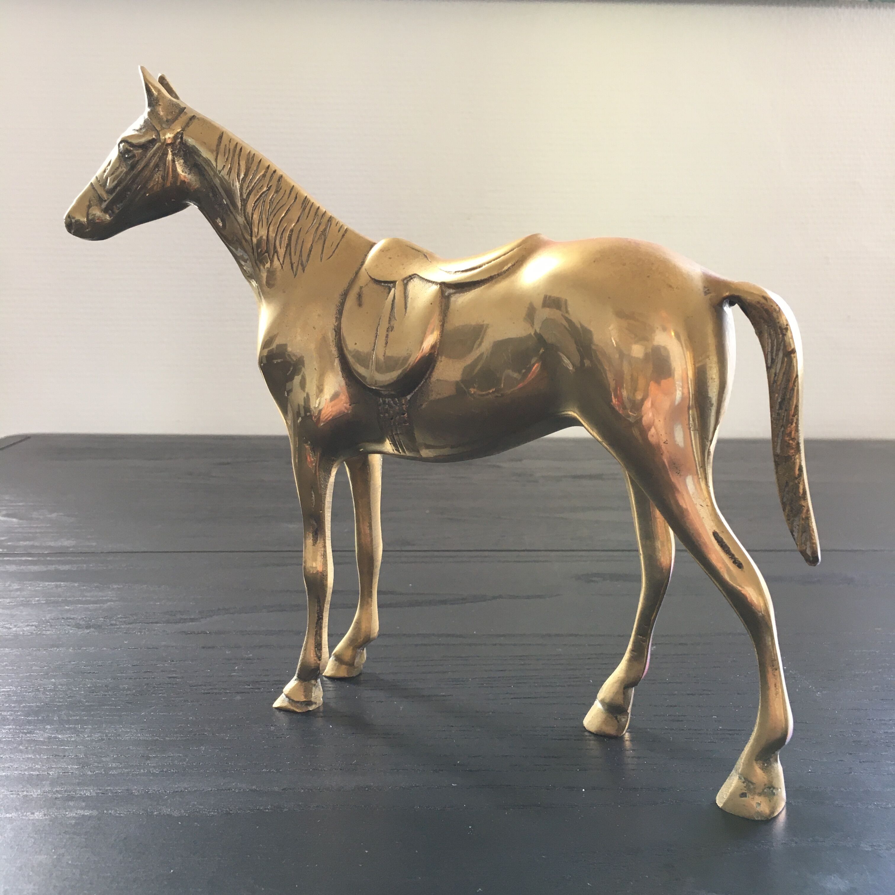 Brass horse