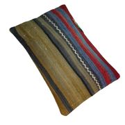 Vintage turkish handmade kilim cushion cover , 30 x 50 cm
