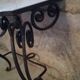 1950s wrought iron console