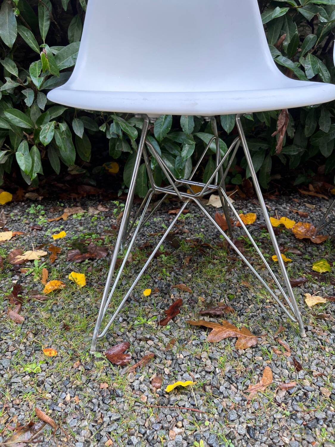 Pair of Plastic Side Chairs by Vitra