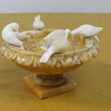 Alabaster bird bath