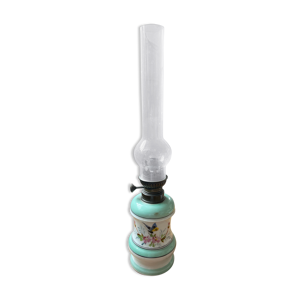 lampe pétrole porcelaine