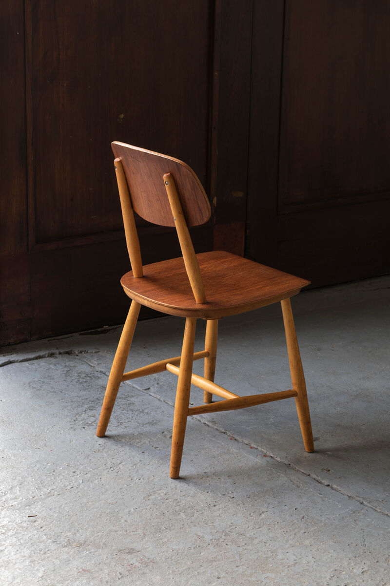 Set de 4 chaises de salle à manger par Martinsson & Axelsson pour Nässjö Stolfabrik, Suède, années 1960