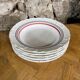 Series of 5 hollow plates Ceramica DALIA