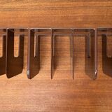 Mid-century Swedish space age magazine and vinyl rack by Sven-Eric Juhlin for Gustavsberg, 1960s, set of 5.