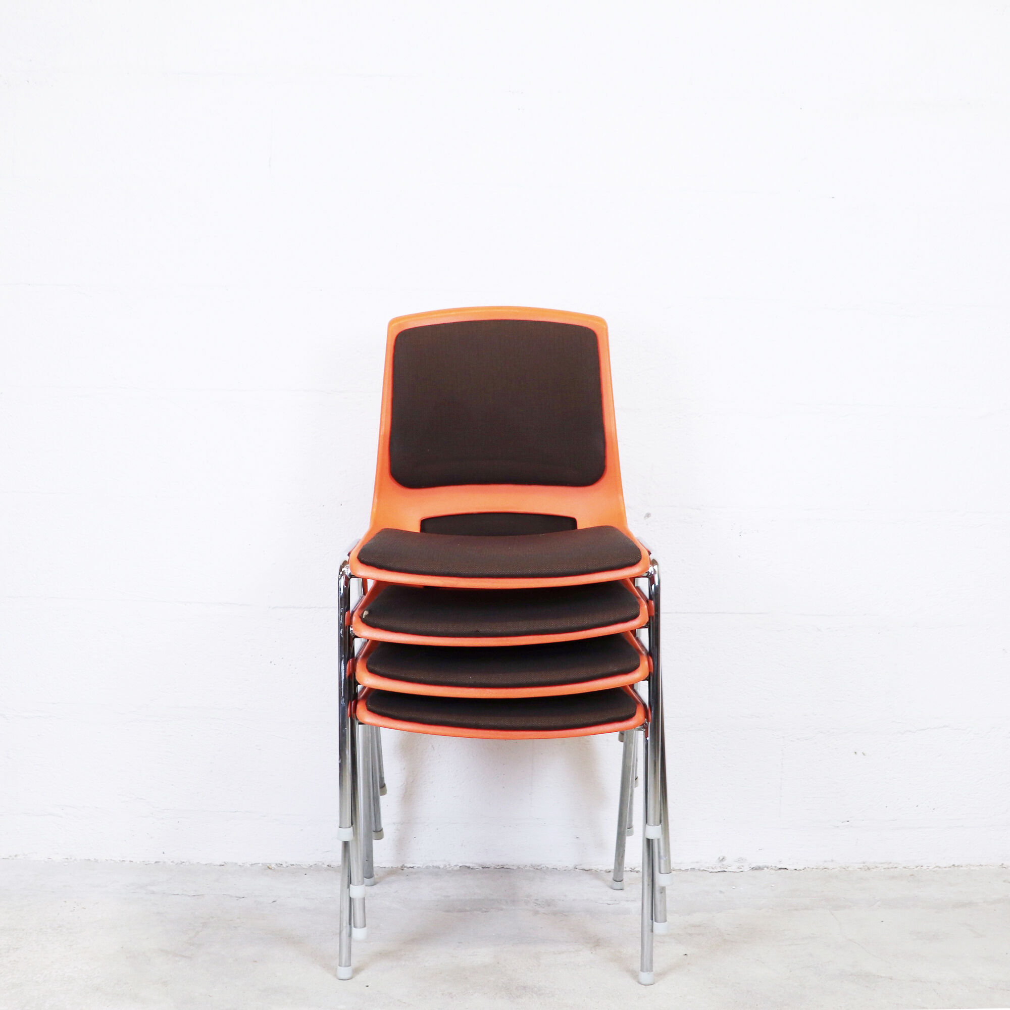 Set of 4 chairs Stål og stil, Norway, 1970