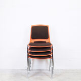 Set of 4 chairs Stål og stil, Norway, 1970