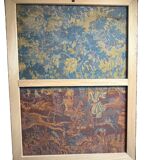 Tapisserie scène de chasse goût XVIIIème passementerie XXème