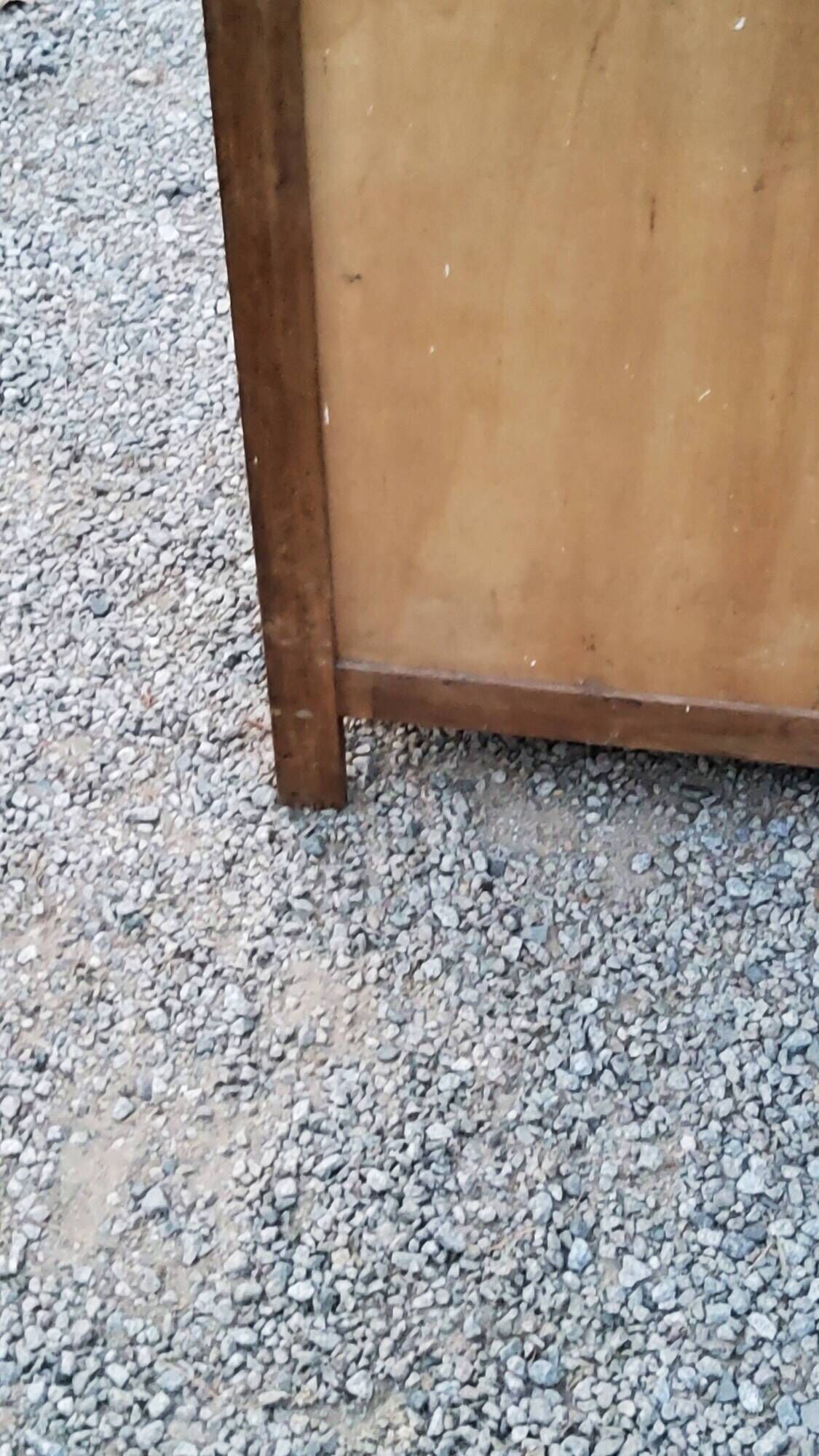 Parisian 2-door wardrobe in oak and poplar from the 1950s