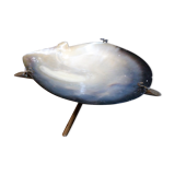 Empty mother-of-pearl pocket nineteenth century