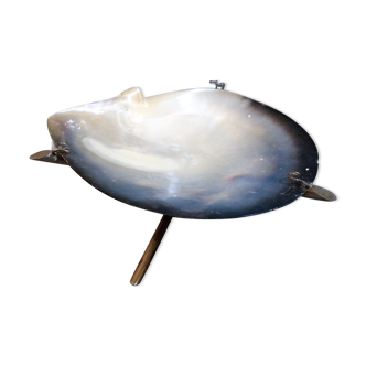 Empty mother-of-pearl pocket nineteenth century