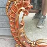 Gilded rococo mirror