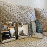 Mirror Barber vintage triptych 1960