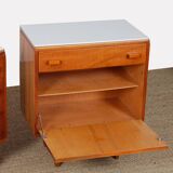 Pair of nightstands produced by Novy Domov, 1970