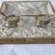 Saleron box jeweler A. Combes pepper salt salt maker Crystal cut service