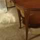 Table à thé époque art nouveau en accajou massif