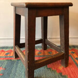 Oak work stool