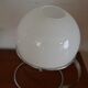 Lamp  chrome and white opaline 70s