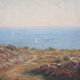 Painting Oil on Canvas Framed, signed Victor Barjon (1845-1920), Cote Rocheuse Bretagne