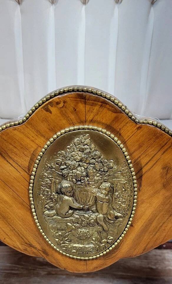 Louis XV style display case in rosewood and gilded bronze