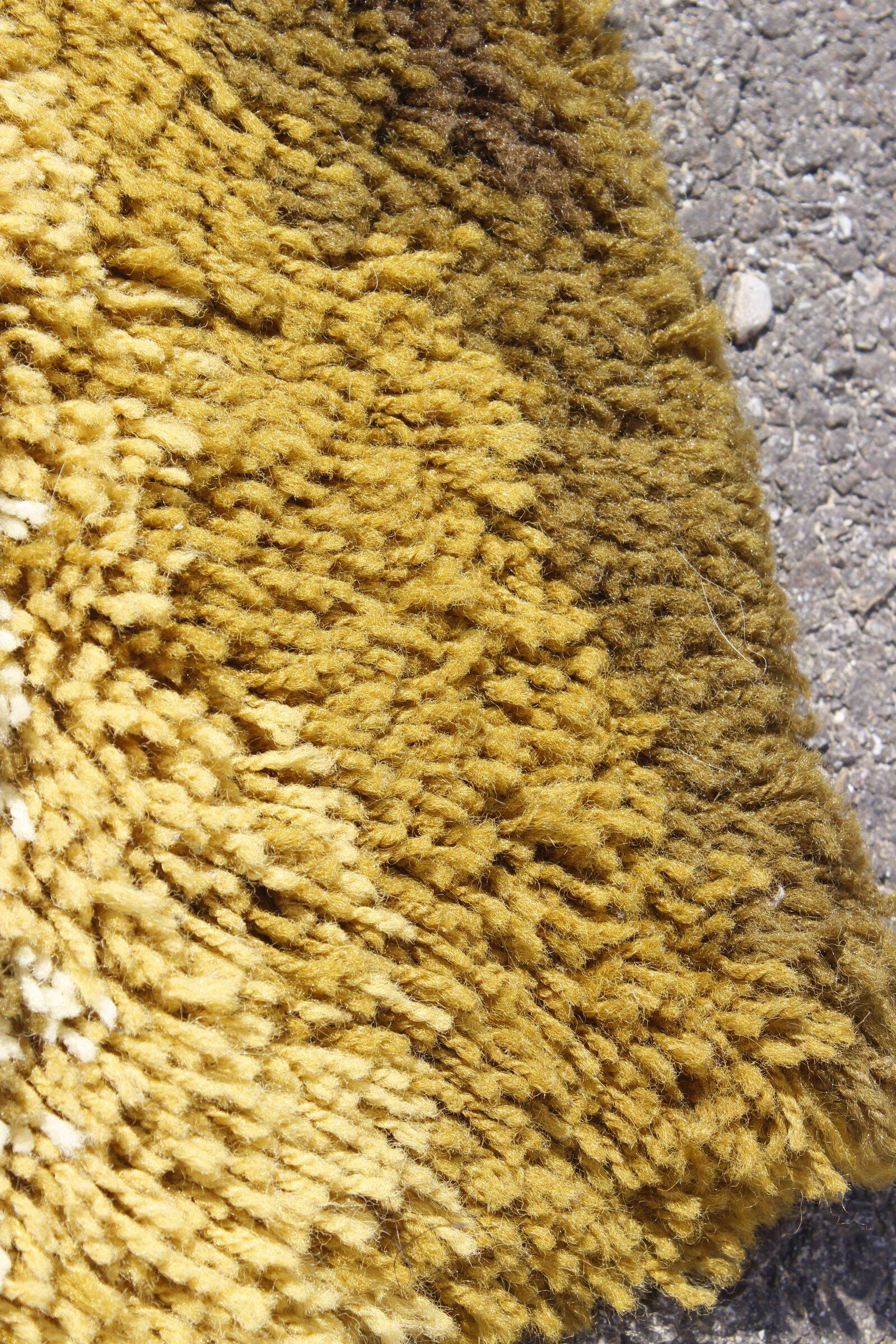 Vintage space age shaggy rug Junghans Germany 1970s