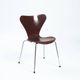 Chaises Butterfly 3107 7 arne Jacobsen par Fritz Hansen, 1960s, Set de 5
