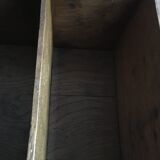 Old wooden travel chest