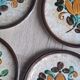 Set 4 assiettes dessert Corfou Boch 1966