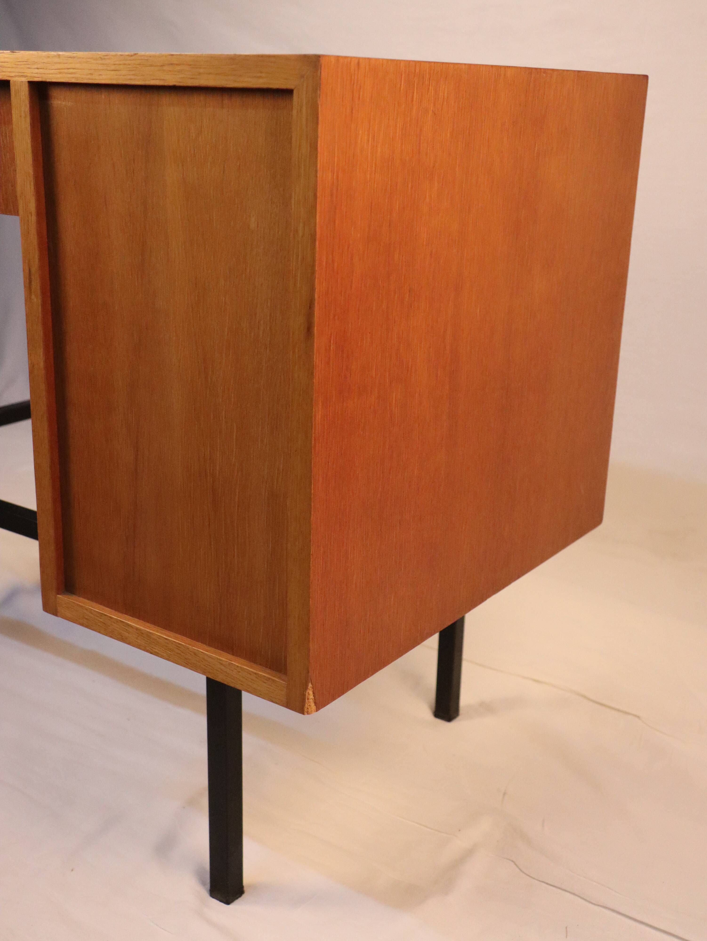 Vintage desk Jacques Hitier 1950