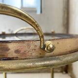 Cart serves brass bar