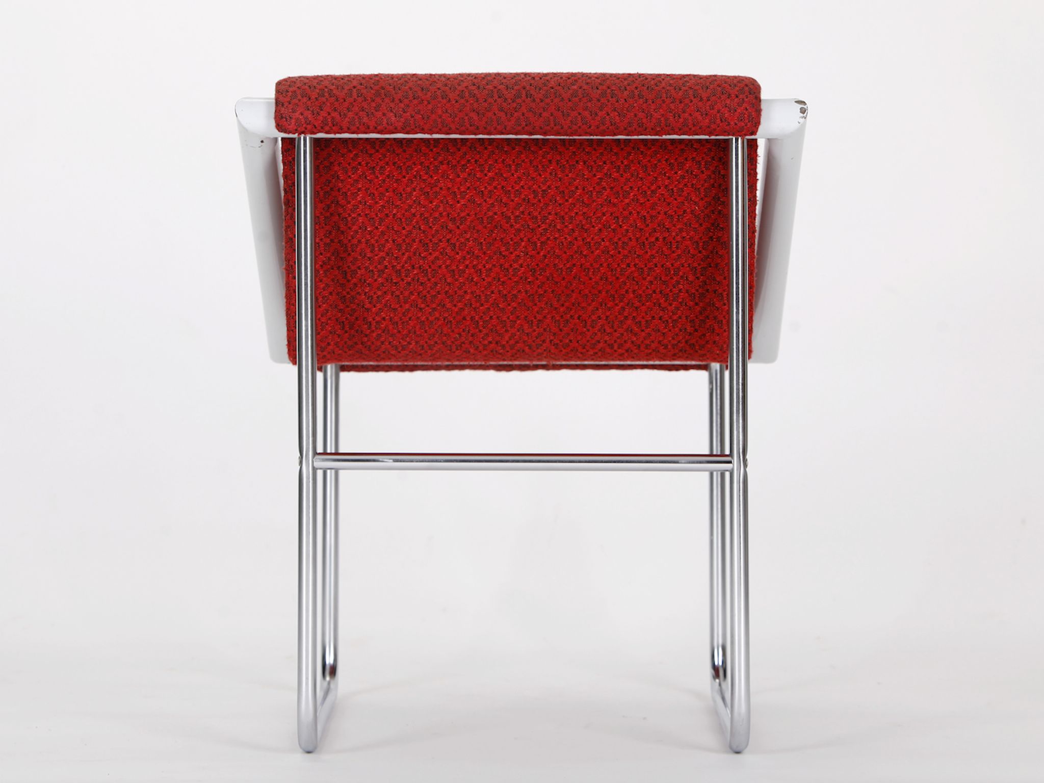 Czech tubular steel ladies armchair, 1960