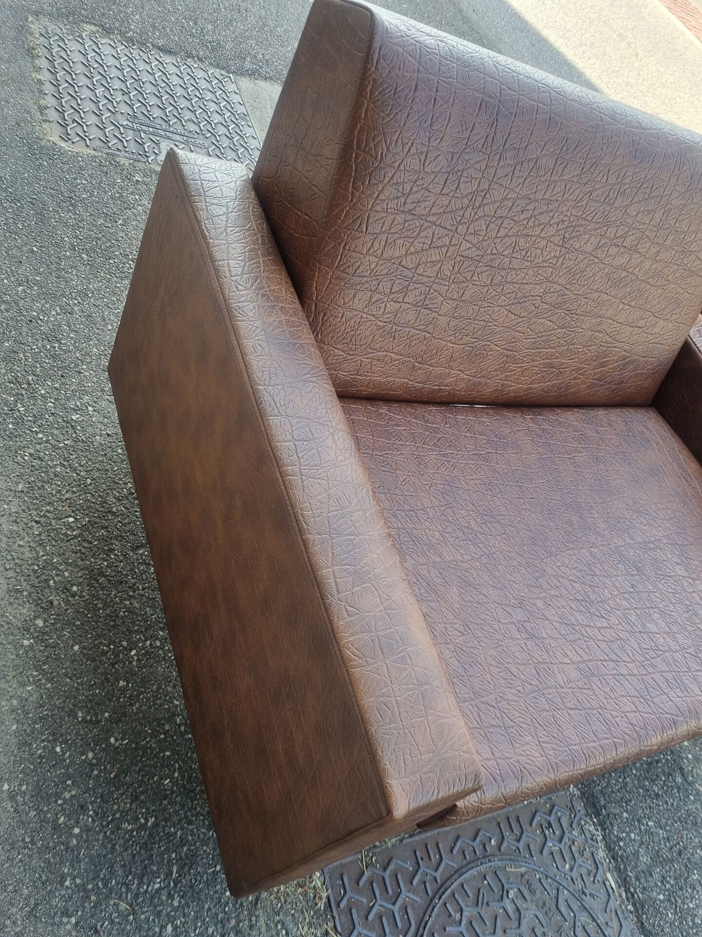 Pair of vintage sofa beds