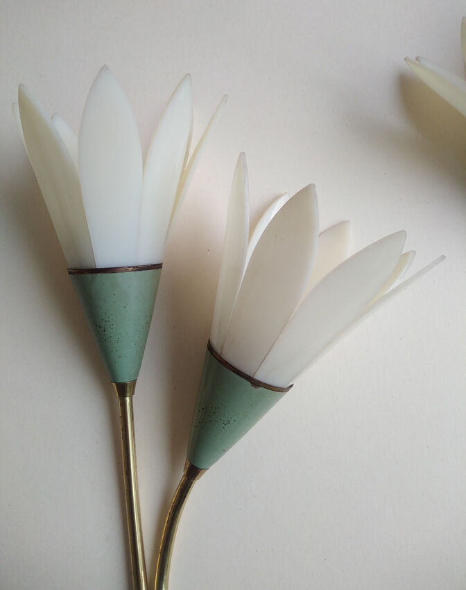 "Flower" wall sconces - 1950s/60s