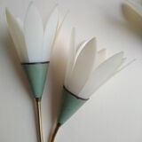 "Flower" wall sconces - 1950s/60s