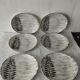 6 large earthenware plates from Salins Tolede