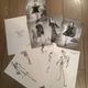 Christian Dior, press fashion illustration - autumn collection - winter 1987-1988