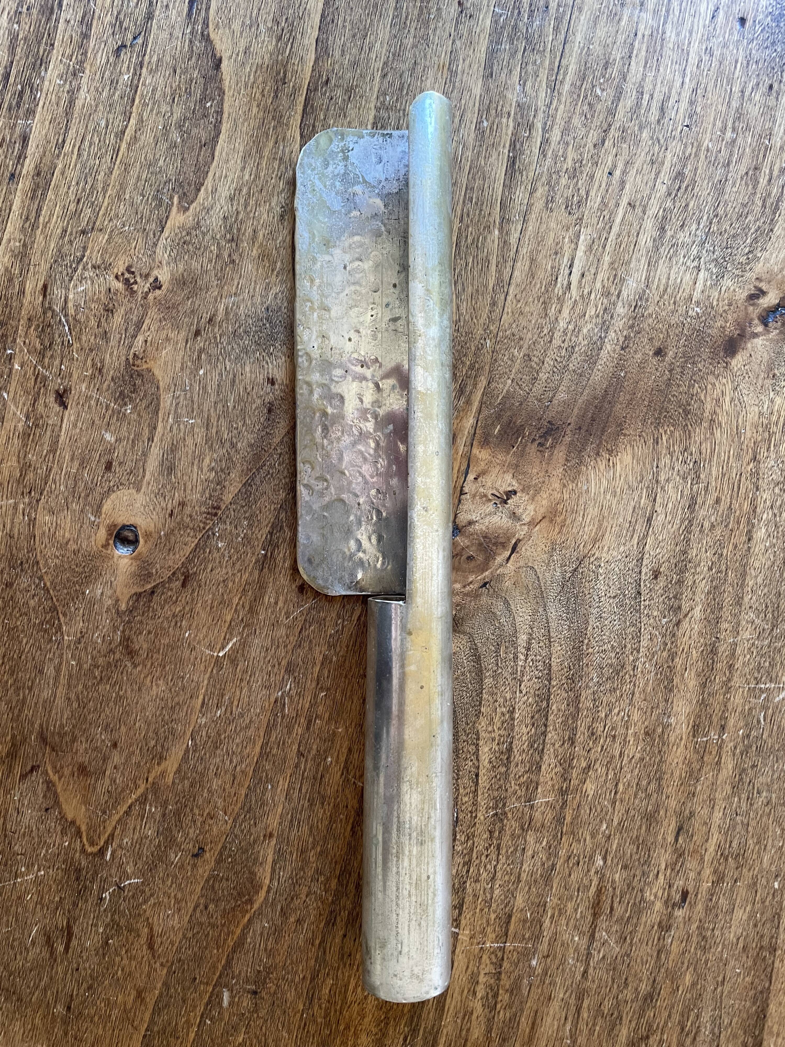 Metal crumb catcher - vintage old