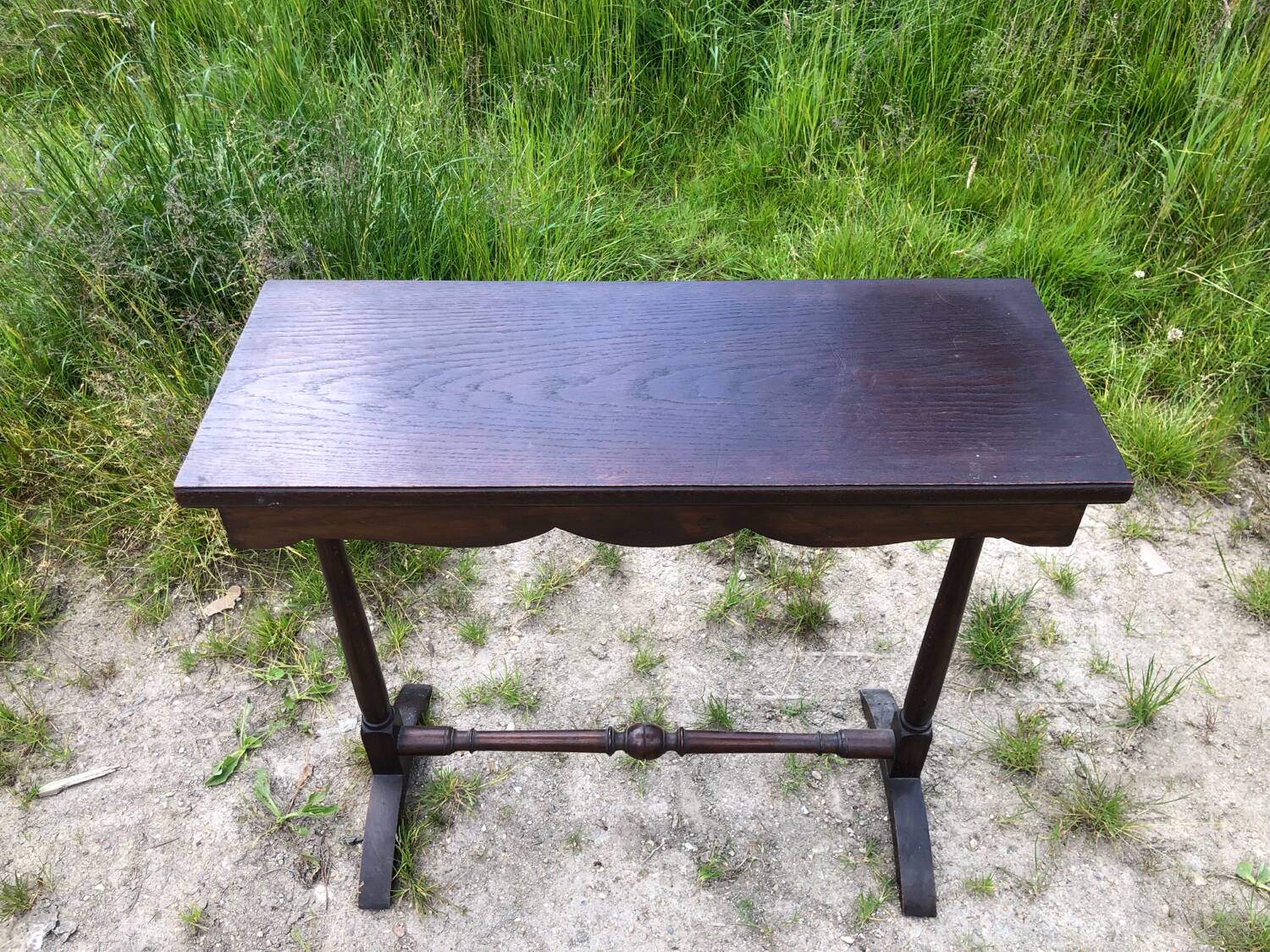 Small wooden console