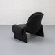 Saporiti Italia P60 armchair with ottoman