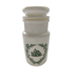 White opaline pharmacy apothecary jar